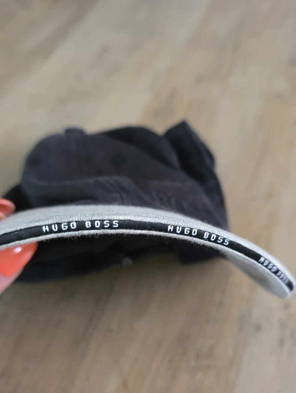 Boss Two-Tone Cap in Black and Light Gray